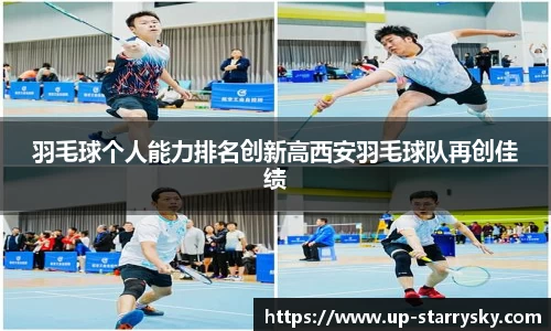 羽毛球个人能力排名创新高西安羽毛球队再创佳绩